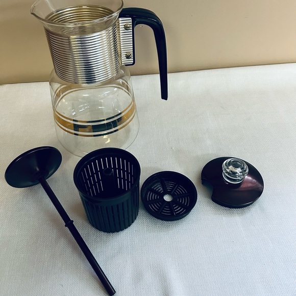 Vintage Cory Glass Percolator, Stovetop Coffee Pot, Retro MCM Coffeemaker - Picture 2 of 9